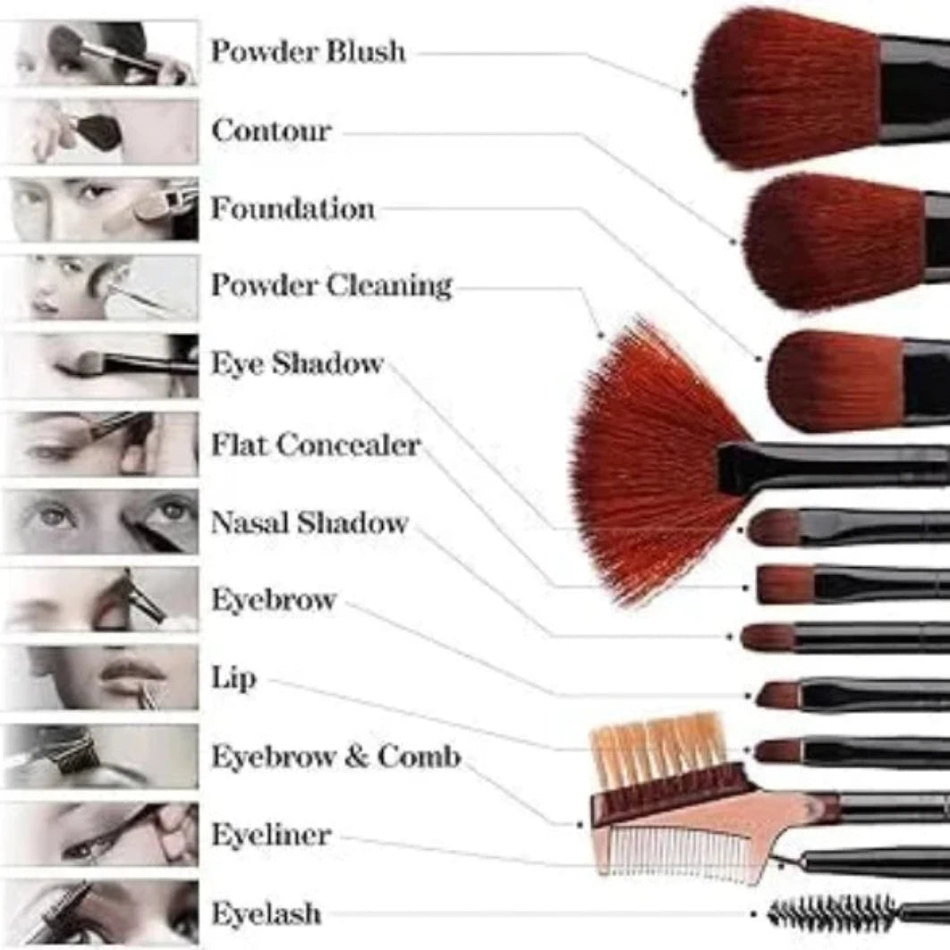 BN Beauty Nakeed 12pcs Makeup Brush Set with Bicycle Best Gift Packaging, Girl’s Brushes Set For Makeup Professional Brushes Set