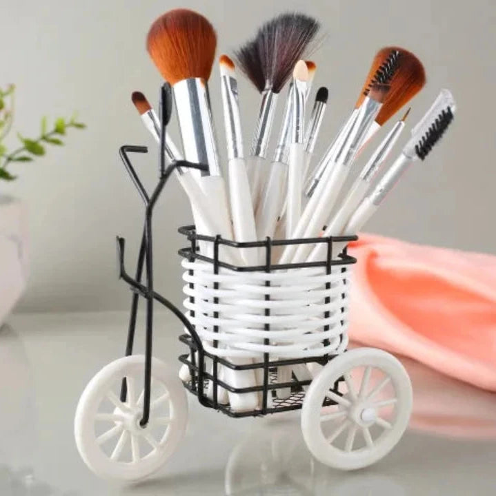 BN Beauty Nakeed 12pcs Makeup Brush Set with Bicycle Best Gift Packaging, Girl’s Brushes Set For Makeup Professional Brushes Set