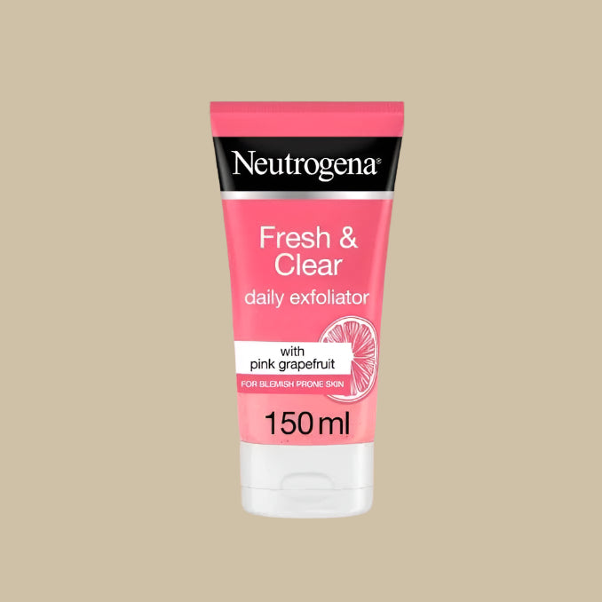 Neutrogena Fresh & Clear Daily Exfoliator Face Wash With Pink Grapefruit-150ML