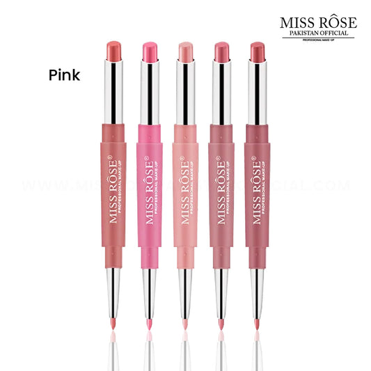 MISS ROSE Lipsticks 2 in 1 - Pinks