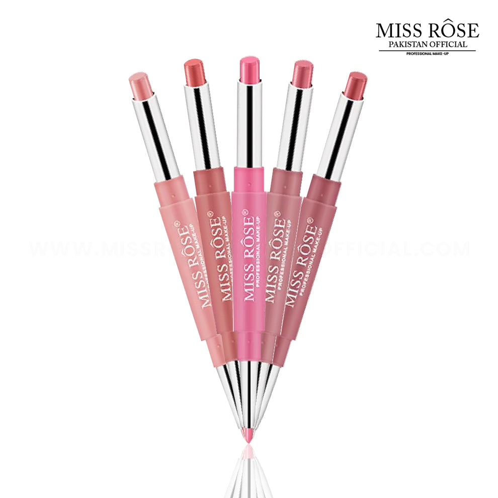 MISS ROSE Lipsticks 2 in 1 - Pinks