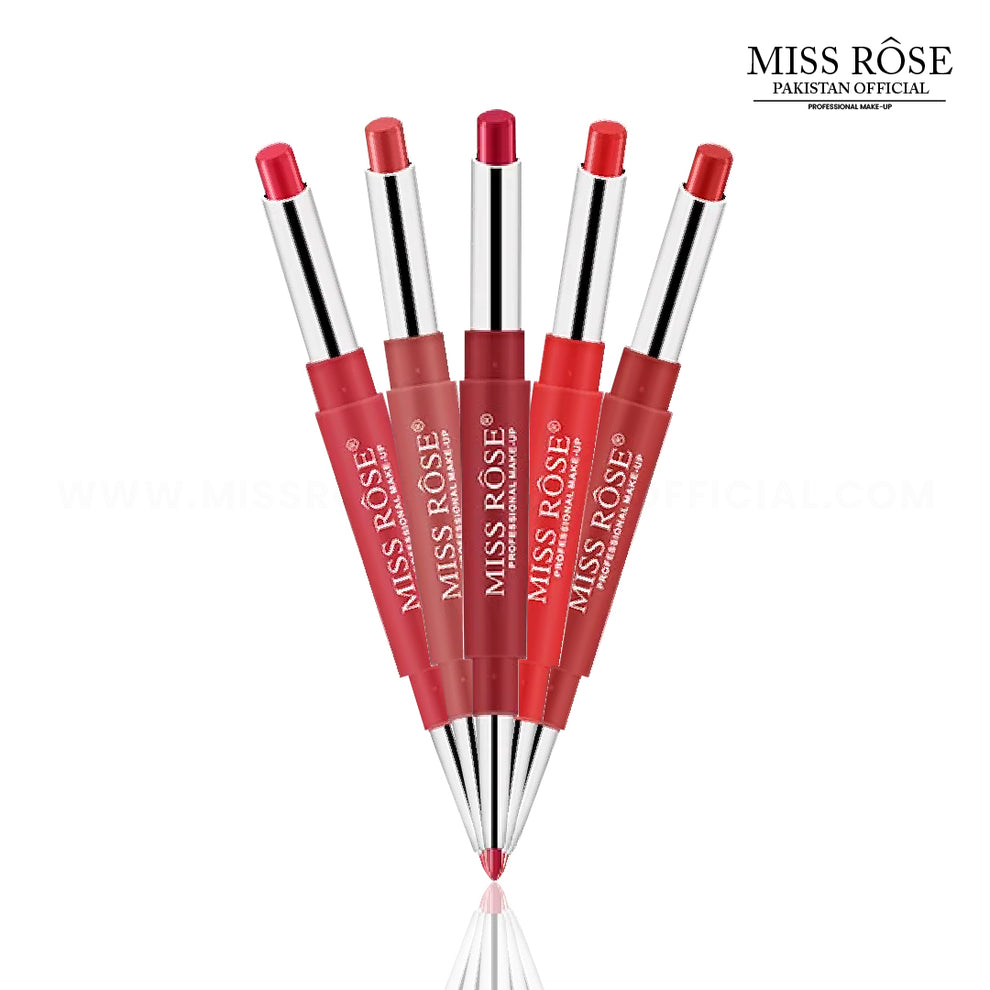 MISS ROSE Lipsticks 2 in 1 - Red