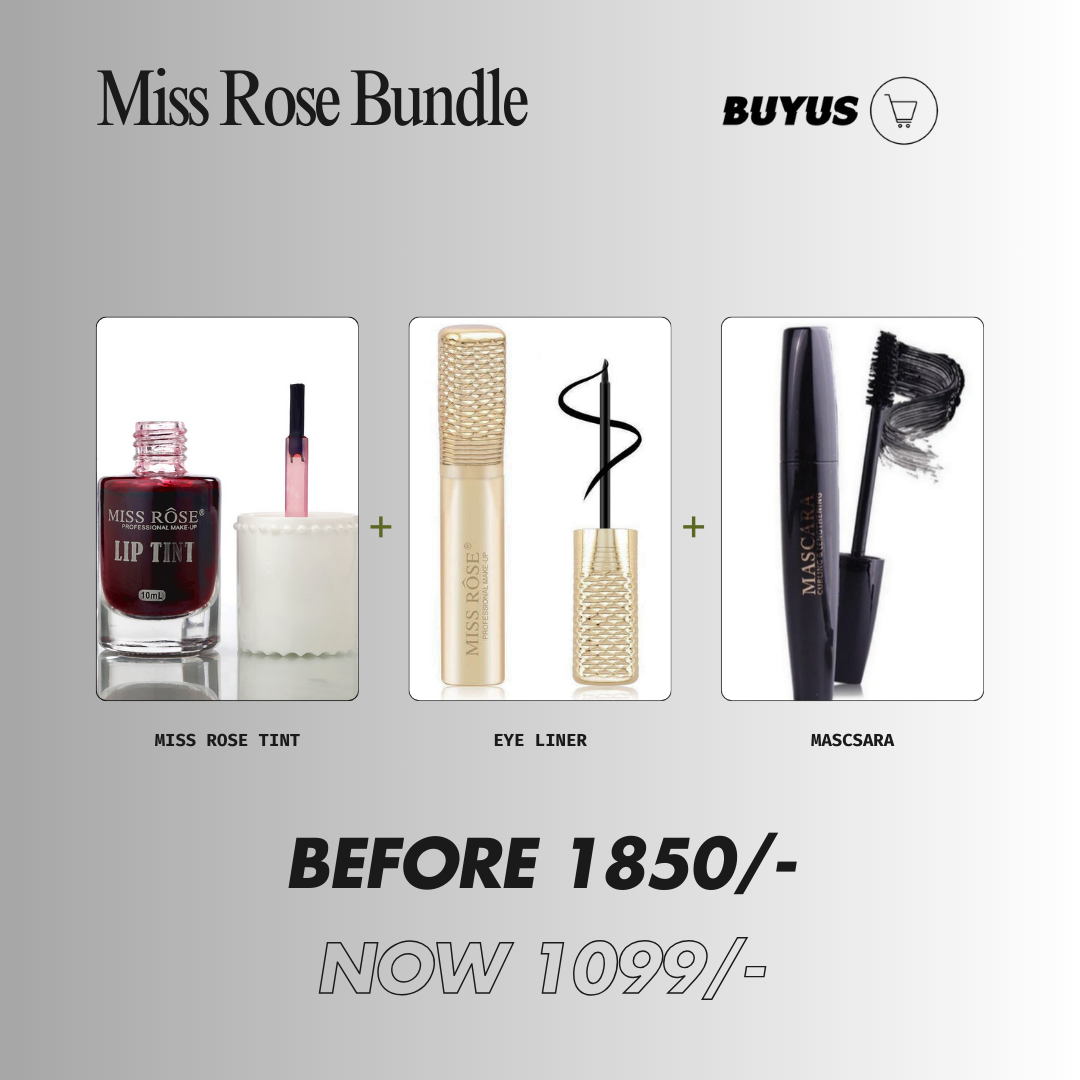 Miss rose bundle: Tint + Eyeliner + Mascara