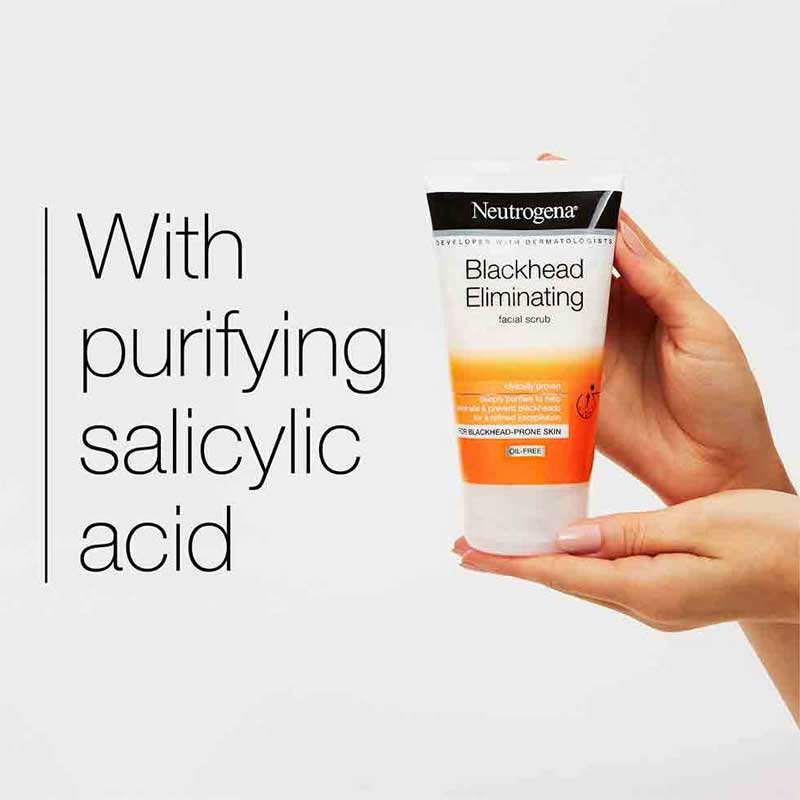 Neutrogena Blackhead Eliminating Facial Scrub-150 ml