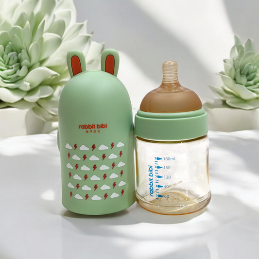 Rabbit Bibi 180ml Baby Bottle - Cute & Functional