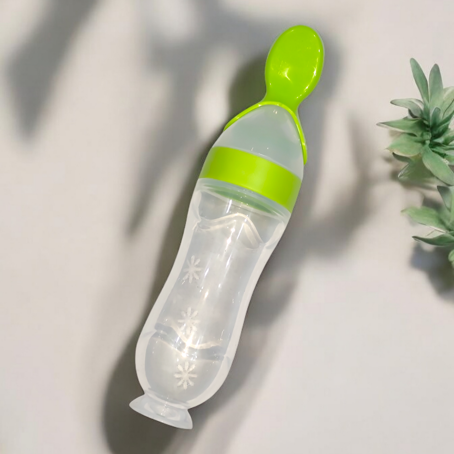 Minitree Silicone Baby Spoon Feeder - 3oz / 90ml