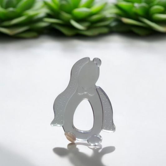 Penguin Teether: Calm the Chews and Ease the Pain